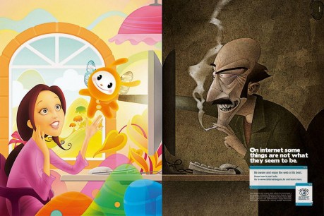 Ten una cosa clara, en Internet las cosas no son como parecen. 