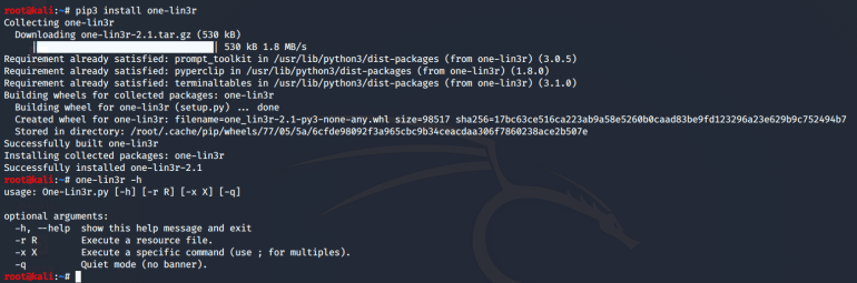 Instalación y comprobación de la herramienta
