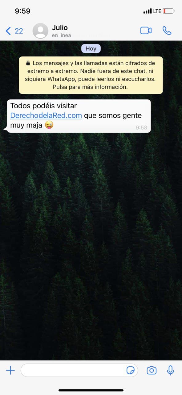 mensajes temporales en WhatsApp