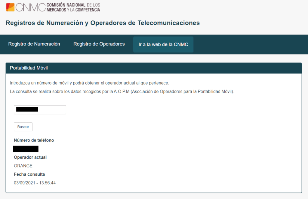 saber la operadora a la pertenece un número de móvil - 2