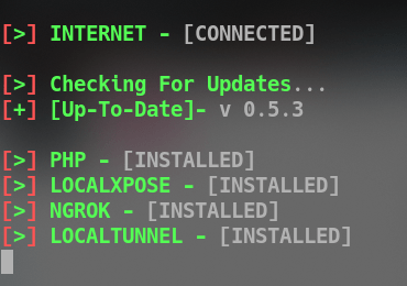 Figura 1: Comprobaciones iniciales