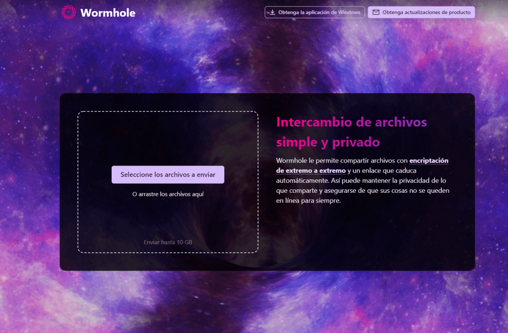 enviar archivos por Internet