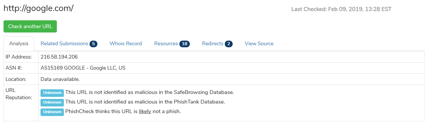 comprobar si es phishing