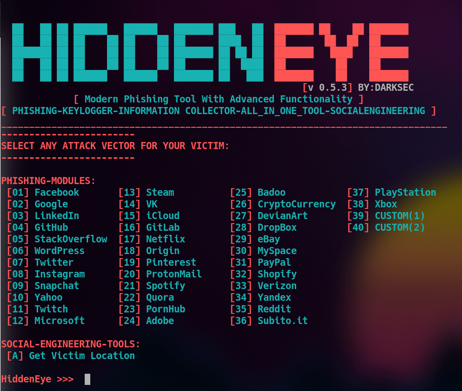 Laboratorio de phishing