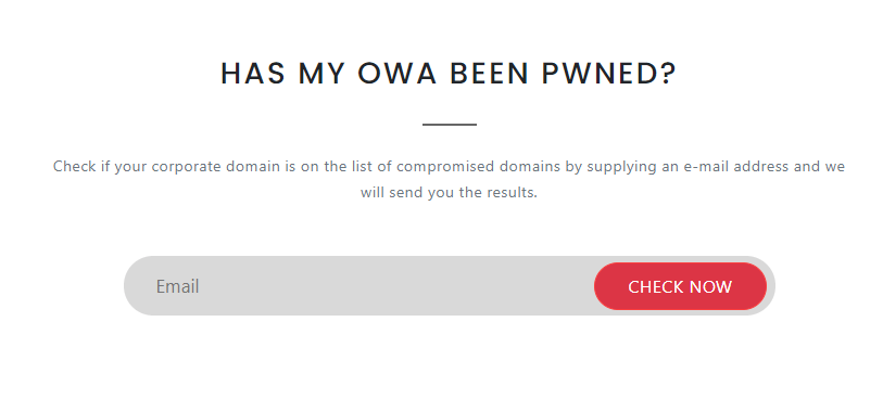 Check Your OWA