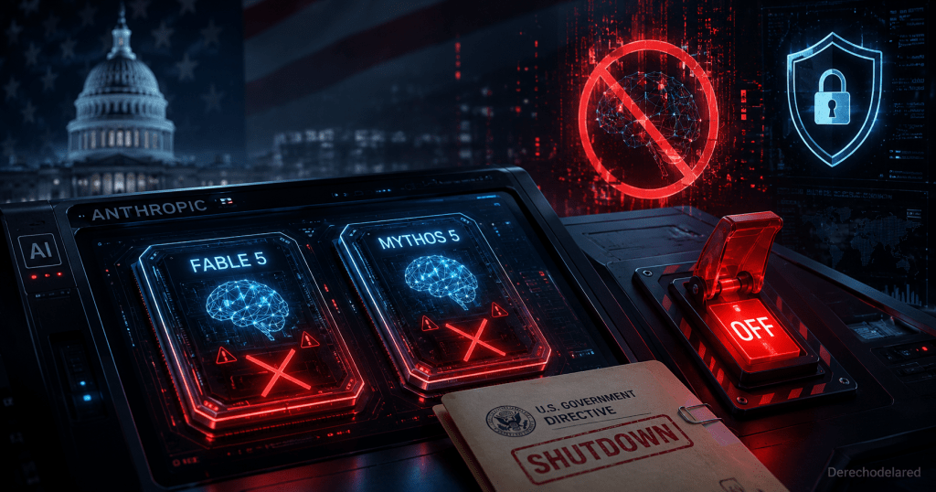EE.UU. obliga a Anthropic a desactivar sus modelos Fable 5 y Mythos por seguridad nacional